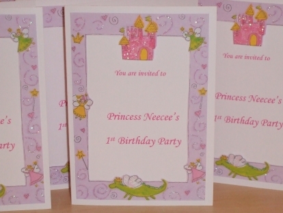 1st Birthday invites